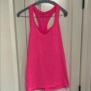 Neon Pink Swiftly Tech Tank Top